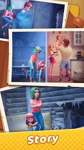 Zrzut ekranu 2 z gry Gossip Harbor: Merge & Story - gra logiczna